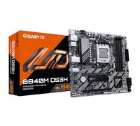 GIGABYTE B840M DS3H Motherboard - AMD Ryzen 9000 CPUs 8+2+2 Phases VRM up to 8200MHz DDR5 2xPCIe 4.0 M.2 2.5GbE LAN USB 3.2 Gen 1 AMD Socket AM5 AMD Ryzen 7000 Series AMD Ryzen 8000 Series AMD Ryzen 9