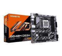 GIGABYTE B840M DS3H Motherboard - AMD Ryzen 9000 CPUs, 8+2+2 Phases VRM, up to 8200MHz DDR5, 2xPCIe 4.0 M.2, 2.5GbE LAN, USB 3.2 Gen 1