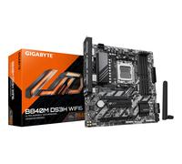 GIGABYTE B840M DS3H WIFI6 Motherboard - AMD Ryzen 9000 CPUs, 8+2+2 Phases VRM, up to 8200MHz DDR5, 2xPCIe 4.0 M.2, Wi-Fi 6, 2.5GbE LAN, USB 3.2 Gen 1