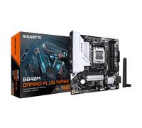 GIGABYTE B840M GAMING PLUS WIFI6E Motherboard - AMD Ryzen 9000 CPUs, 8+2+2 Phases VRM, up to 8200MHz DDR5(O.C), 2xPCIe 4.0 M.2, Wi-Fi 6E, 1GbE LAN, USB 3.2 Gen 2