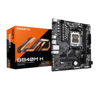 GIGABYTE B840M H AM5 Micro-ATX Motherboard - AMD B840 Chipset, AMD Ryzen 9000/8000/7000 CPUs, 5+2+2 Phases VRM, up to 7200MHz DDR5 (OC), 1xPCIe 4.0 M.