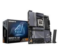 GIGABYTE B850 AI TOP Motherboard - AMD Ryzen 9000 Series CPUs, 16+2+2 Phases Digital VRM, up to 8600MHz DDR5 (OC), 2xPCIe 5.0 + 1xPCIe 4.0 M.2, 10 LAN, WIFI 7, USB 3.2 Gen 2x2