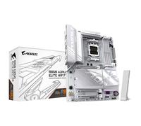 GIGABYTE B850 AORUS ELITE WIFI7 ICE Motherboard - AMD Ryzen 9000 Series CPUs, 12+2+1 Phases Digital VRM, up to 8200MHz DDR5 (OC), 1xPCIe 5.0 + 2xPCIe 4.0 M.2, 2.5 LAN, WIFI 7, USB 3.2 Gen 2x2