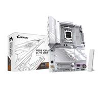 GIGABYTE B850 AORUS ELITE WIFI7 ICE Motherboard - AMD Ryzen 9000 Series CPUs, 12+2+1 Phases Digital VRM, up to 8200MHz DDR5 (OC), 1xPCIe 5.0 + 2xPCIe 4.0 M.2, 2.5 LAN, WIFI 7, USB 3.2 Gen 2x2
