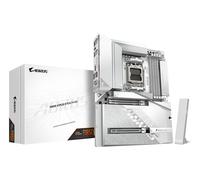 Gigabyte B850 AORUS STEALTH ICE Motherboard - AMD Ryzen 9000 Series CPUs, 14+2+2 Phases Digital VRM, up to 8200MHz DDR5 (OC), 2xPCIe 5.0 + 2xPCIe 4.0 M.2, WIFI 7, 5 GbE LAN, USB 3.2 Gen 2