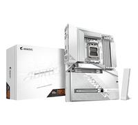 Gigabyte B850 AORUS STEALTH ICE Motherboard - AMD Ryzen 9000 Series CPUs, 14+2+2 Phases Digital VRM, up to 8200MHz DDR5 (OC), 2xPCIe 5.0 + 2xPCIe 4.0 M.2, WIFI 7, 5 GbE LAN, USB 3.2 Gen 2