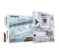 GIGABYTE B850 EAGLE ICE Motherboard - AMD Ryzen 9000 Series CPUs, 8+2+2 Phases Digital VRM, up to 8200MHz DDR5 (O.C), 1xPCIe 5.0 + 2xPCIe 4.0 M.2, 2.5 GbE LAN, USB 3.2 Gen 2
