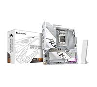 GIGABYTE B850M AORUS ELITE WIFI6E ICE Motherboard- AMD Ryzen 9000 Series CPUs, 12+2+1 Phases Digital VRM, up to 8200MHz DDR5 (OC), 1xPCIe 5.0 + 1xPCIe 4.0 M.2, 2.5LAN, WIFI 7, USB 3.2 Gen 2