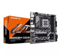 GIGABYTE B850M DS3H Motherboard - AMD Ryzen 9000 Series CPUs 16+2+2 Phases Digital VRM up to 8200MHz DDR5 (OC) 1xPCIe 5.0 + 1xPCIe 4.0 M.2 2.5 LAN USB 3.2 Gen 2