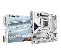 GIGABYTE B850M EAGLE WIFI6E ICE Motherboard - AMD Ryzen 9000 Series CPUs, 8+2+2 Phases Digital VRM, up to 8200MHz DDR5 (OC), 1xPCIe 5.0 + 1xPCIe 4.0 M.2, Wi-Fi 6E, 2.5 GbE LAN, USB 3.2 Gen 2