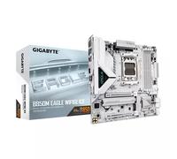 GIGABYTE B850M EAGLE WIFI6E ICE Motherboard - AMD Ryzen 9000 Series CPUs, 8+2+2 Phases Digital VRM, up to 8200MHz DDR5 (OC), 1xPCIe 5.0 + 1xPCIe 4.0 M.2, Wi-Fi 6E, 2.5 GbE LAN, USB 3.2 Gen 2