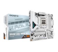 GIGABYTE B850M EAGLE WIFI6E ICE Motherboard - AMD Ryzen 9000 Series CPUs, 8+2+2 Phases Digital VRM, up to 8200MHz DDR5 (OC), 1xPCIe 5.0 + 1xPCIe 4.0 M.2, Wi-Fi 6E, 2.5 GbE LAN, USB 3.2 Gen 2