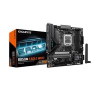 GIGABYTE B850M EAGLE WIFI7 Motherboard - AMD Ryzen 9000 Series CPUs, 8+2+2 Phases Digital VRM, up to 8200MHz DDR5 (O.C.), 1xPCIe 5.0 + 1xPCIe 4.0 M.2, WIFI 7, 2.5 GbE LAN, USB 3.2 Gen 2