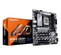 GIGABYTE B860 DS3H Motherboard - Supports Intel Core Ultra CPUs, 8+1+2+2 phases VRM, up to 9066MHz DDR5, 1xPCIe 5.0 + 1xPCIe 4.0 M.2, 2.5 GbE LAN, USB 3.2 Gen 2x2