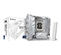 GIGABYTE B860I AORUS PRO ICE Motherboard - Intel Core Ultra Series CPUs, 8+1+2+1 Phases VRM, up to 9200MHz DDR5, 1xPCIe 5.0 + 1xPCIe 4.0 M.2, 2.5GbE LAN, WIFI 7, Thunderbolt 4