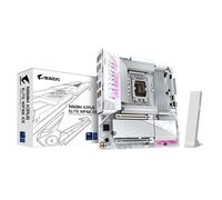 GIGABYTE B860M AORUS ELITE WF6E ICE Motherboard - Intel Core Ultra Series CPUs, 12+1+2+1 Phases VRM, up to 9200MHz DDR5, 1xPCIe 5.0 + 2xPCIe 4.0 M.2, 2.5GbE LAN, WIFI 6E, USB 4