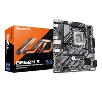 GIGABYTE B860M E Motherboard - Intel Core Ultra Series CPUs, 4+1+2 Phases VRM, up to 8800MHz DDR5 (O.C), 2xPCIe 4.0 M.2, 1GbE LAN, USB 3.2 Gen 1