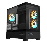 Gigabyte C201 PANORAMIC Mid Tower Gaming Case - Black
