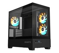 GIGABYTE C201 PANORAMIC PC Case - Mid Tower, m-ATX, 360mm radiator support, 3 Pre-installed Fans, USB 3.0, Support RGB Fusion
