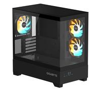 GIGABYTE C201 PANORAMIC PC Case - Mid Tower, m-ATX, 360mm radiator support, 3 Pre-installed Fans, USB 3.0, Support RGB Fusion