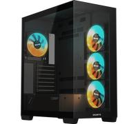 Gigabyte C500 Panoramic Stealth Ice Tempered Glass Case - Black