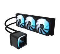 GIGABYTE EAGLE 360 Liquid CPU Cooler - 3x120mm ARGB Fans, full-color LCD, DAISY-CHAIN, Intel LGA 1851 and AMD AM5 Compatible
