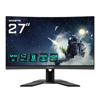 GIGABYTE G27QC A 27" QHD Curved Gaming Monitor - 2560 x 1440, 1500R, 165Hz, 1ms, 250 cd/m², HDR Ready, HDMI 2.0, Displayport 1.2
