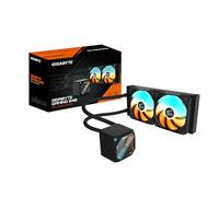 GIGABYTE GAMING 240 Liquid CPU Cooler- 2x120mm ARGB Fans, slide-in interlocking mechanism, DAISY-CHAIN, Intel LGA 1851 and AMD AM5 Compatible