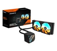 GIGABYTE GAMING 240 Liquid CPU Cooler- 2x120mm ARGB Fans, slide-in interlocking mechanism, DAISY-CHAIN, Intel LGA 1851 and AMD AM5 Compatible