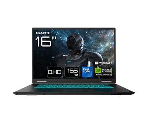 GIGABYTE Gaming A16 Pro Computer - 16", 165Hz QHD, Intel Core 7 240H, RTX 5070 Ti, 32GB LPDDR5X 5600MHz, 1TB Gen4 SSD, Win11 Home, 2 Year Warranty, Dolby Atmos, Gaming A16 Pro DXHG4FRCC4SH