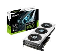 GIGABYTE GeForce RTX 4060 Ti EAGLE OC ICE 8G Graphics Card - 8GB GDDR6, 128bit, PCI-E 4.0, 2550MHz Core Clock, 2 x DisplayPort 1.4a, 2 x HDMI 2.1a, NVIDIA DLSS 3, GV-N406TEAGLEOC ICE-8GD