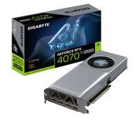GIGABYTE GeForce RTX 4070 Ti SUPER AI TOP 16G Graphics Card - 16GB GDDR6X, 256bit, PCI-E 4.0, 2610MHz Core Clock, 3 x DisplayPort 1.4a, 1 x HDMI 2.1a, NVIDIA DLSS 3, GV-N407TSAI TOP-16GD