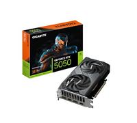 GIGABYTE GeForce RTX 5050 WINDFORCE OC 8G Graphics Card, 8GB 128-bit GDDR6, PCIe 5.0, WINDFORCE Cooling System, GV-N5050WF2OC-8GD Video Card