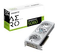 Gigabyte GeForce RTX 5060 AERO OC 8G Graphics Card - 8GB GDDR7, 128bit, PCI-E 5.0, 2595 MHz Core Clock, 3 x DisplayPort, 1 x HDMI, GV-N5060AERO OC-8GD