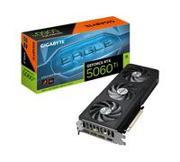 GIGABYTE GeForce RTX 5060 Ti EAGLE MAX OC 16G Graphics Card - 16GB GDDR7, 128bit, PCI-E 5.0, 2617MHz Core Clock, 3 x DP, 1 x HDMI, NVIDIA DLSS 4, GV-N506TEAGLEMAX OC-16GD