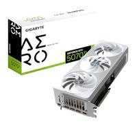 GIGABYTE GeForce RTX 5070 Ti AERO OC 16G Graphics Card - 16GB GDDR7, 256bit, PCI-E 5.0, 2588 MHz Core Clock, 3 x DP 2.1a, 1 x HDMI 2.1b, NVIDIA DLSS 4, GV-N507TAERO OC-16GD