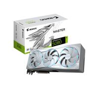 GIGABYTE AORUS GeForce RTX 5080 MASTER ICE 16G Graphics Card - 16GB GDDR7, 256bit, PCI-E 5.0, 2805MHz Core Clock, 3 x DP 2.1a, 1 x HDMI 2.1b, NVIDIA DLSS 4, GV-N5080AORUSM ICE-16GD