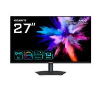 Gigabyte GO27Q24A 27” OLED 2K QHD Gaming Monitor- 2560 x 1440, 240Hz, 0.03ms, 400 cd/m², FreeSync Premium, G-Sync Compatible, HDMI 2.1, Displayport 1.4