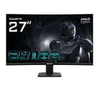 Gigabyte GS27FCA 27" FHD Curved Gaming Monitor - 1920 x 1080, 200Hz, 1, 250 cd/m², FreeSync Premium, HDR Ready, HDMI 2.0, Displayport 1.4