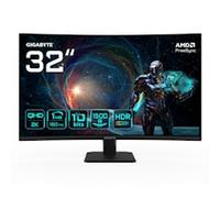 Gigabyte GS32QCA 32" 2560x1440 QHD VA 180Hz 1ms Freesync Curved 1500R Widescreen Gaming Monitor