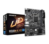 GIGABYTE H510M K V2 Motherboard - Supports Intel Core 11th CPUs, up to 3200MHz DDR4 (OC), 1xPCIe 3.0 M.2, GbE LAN, USB 3.2 Gen 1