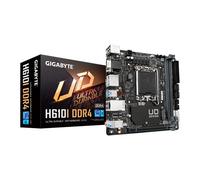 GIGABYTE H610I DDR4 Motherboard - Supports Intel Core 14th CPUs, 4+1+1 Hybrid Digital VRM, up to 3200MHz DDR4 (OC), 1xPCIe 3.0 M.2, GbE LAN, USB 3.2 Gen 1
