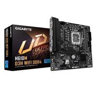 GIGABYTE H610M D3H WIFI DDR4 Motherboard - Supports 14th Gen. Intel Core CPUs, 6+1+1 phases VRM, up to 3200MHz DDR4, 2xPCIe 3.0 M.2, WIFI 5, 1GbE LAN, USB 3.2 Gen 1