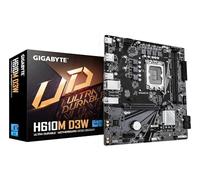 Gigabyte H610M D3W (Rev. 1.1) Intel 1700 Socket Motherboard, Micro-ATX, 2x DDR5 Slots, 1x M.2 Socket, GbE LAN, 1x DisplayPort / 1x HDMI Port