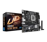 GIGABYTE H610M D3W WIFI6 Motherboard - Supports 14th Gen. Intel Core CPUs 5+1+1 phases VRM up to 5600MHz DDR4 1xPCIe 3.0 M.2 Wi-Fi 6 1GbE LAN USB 3.2 Gen 1