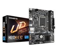GIGABYTE H610M K V2 Motherboard - Intel Core 14th CPUs, up to 5600MHz DDR5, 1xPCIe 3.0 M.2, 1GbE LAN, USB 3.2 Gen 1