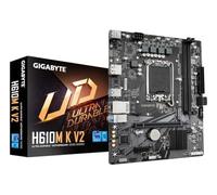 GIGABYTE H610M K V2 Motherboard - Intel Core 14th CPUs, up to 5600MHz DDR5, 1xPCIe 3.0 M.2, 1GbE LAN, USB 3.2 Gen 1