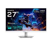 GIGABYTE M27UP ICE 27” 4K UHD Gaming Monitor - Dual Mode (4K 160Hz or FHD 320Hz), 3840 x 2160, 1ms, 350 cd/m², FreeSync Premium, DisplayHDR400, HDMI 2.1, Displayport 1.4