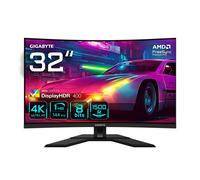 Gigabyte M32UC EK 31.5" LED 4K Ultra HD Curved Gaming Monitor - 3840 x 2160(4K Ultra HD), 144Hz, 1ms, FreeSync Premium Pro, DisplayHDR 400, HDMI 2.1, DisplayPort 1.4