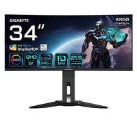 Gigabyte MO34WQC2 34" OLED WQHD Curved Gaming Monitor - 3440 x 1440, 240Hz, 0.03ms, KVM, 250 cd/m², FreeSync Premium Pro, DisplayHDR True Black 400, HDMI 2.1, DisplayPort 1.4